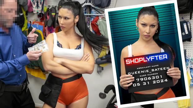 Queenie Sateen – Case No. 7906301 – Involuntary Tips – Sexy Shop Thief Porn