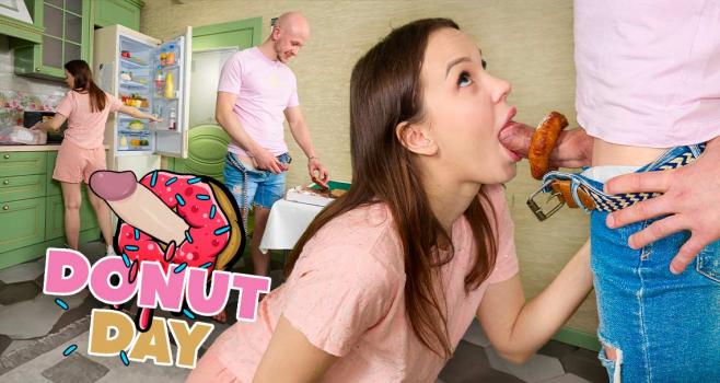 Young Hot Babe Maddy Nelson Big Dick Sex – Donut day