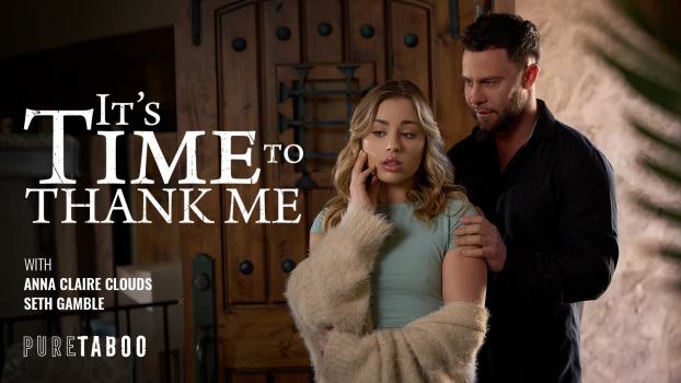 Anna Claire Clouds Horny Pussy Fucked On Couch – It’s Time To Thank Me